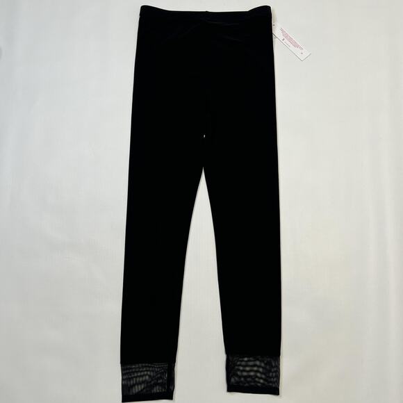 IC by Connie K Top Pants Set Womens Small Black Ruffle Sleeve Mesh Details USA - Picture 15 of 16